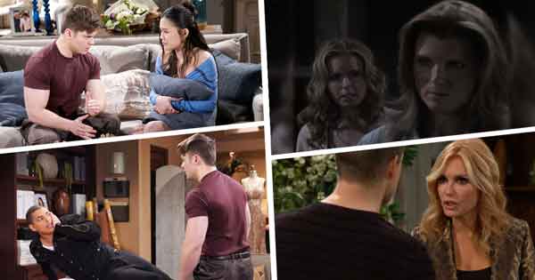 B&B Week of April 15, 2024: Luna told R.J. about her night with Zende. R.J. angrily confronted Zende. Lauren told Deacon everything she knew about Sugar.