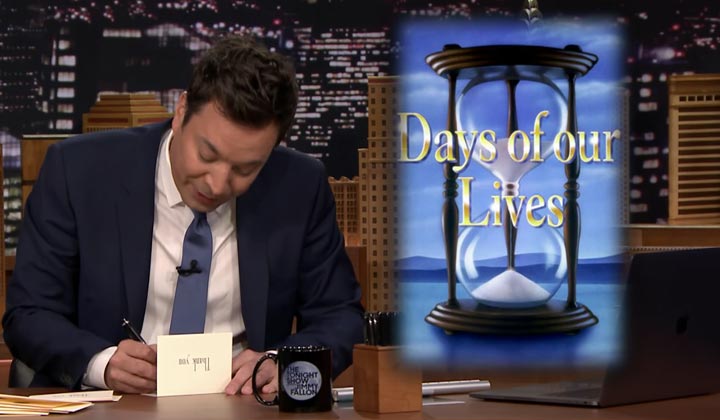Jimmy Fallon gives nod to DAYS in Thank You Notes installment