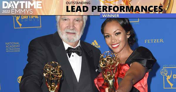 LEAD ACTOR AND ACTRESS: B&B's John McCook, Y&R's Mishael Morgan win first Emmys