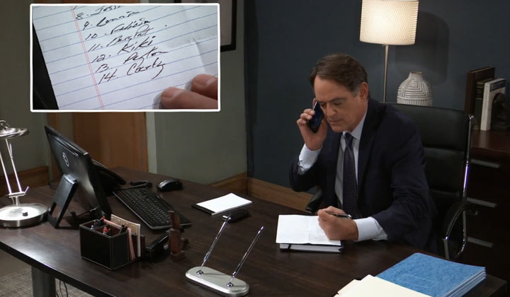 Ryan adds Carly's name to his victims list