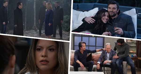 GH Week of February 12, 2024: Sonny confronted Michael after learning about Dex's mission. Olivia Jerome was killed in a professional hit. Laura and Kevin agreed to adopt Ace.
