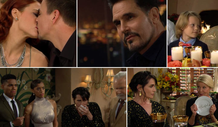 Steffy stands center stage while Quinn pour out honey and Emma drools over Xander