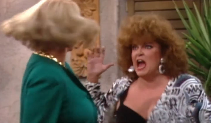 ENCORE PRESENTATION: Sally confronts Stephanie -- and ends up in the Forrester pool (1992)
