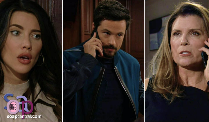 Steffy discovers what Thomas and Sheila have been hiding
