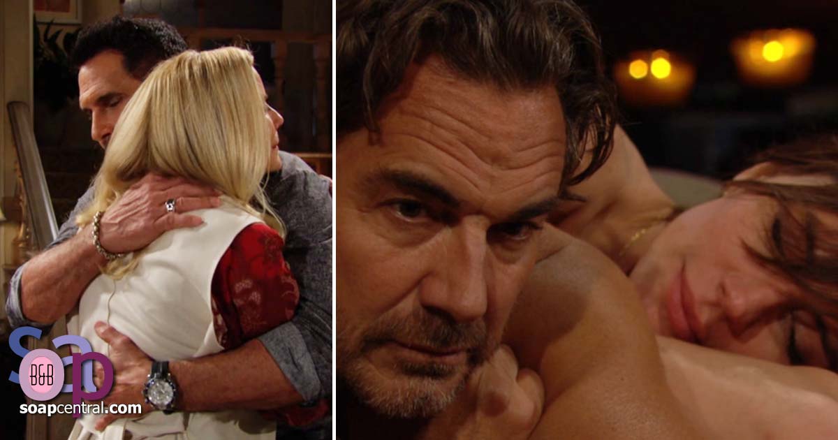 Bill consoles Brooke as Ridge sleeps with Taylor