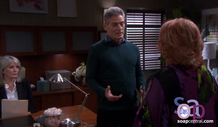 Nancy thwarts Craig's attempt to fire Marlena