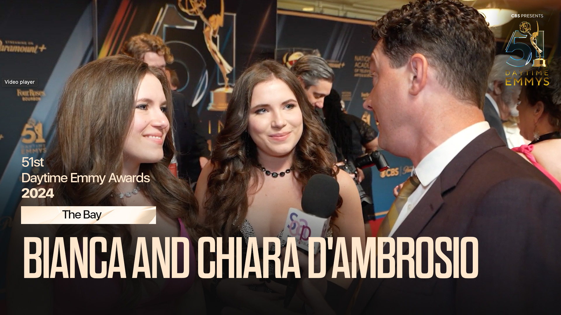On the 2024 Daytime Emmys Red Carpet: Bianca and Chiara D'Ambrosio | Soap Central