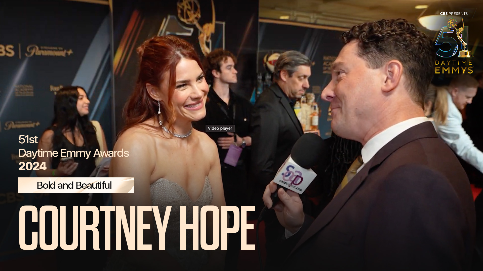 On the 2024 Daytime Emmys Red Carpet: Courtney Hope | Soap Central