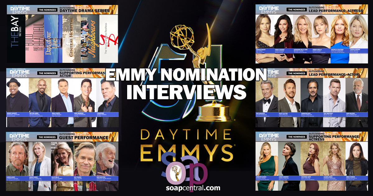 2024 Daytime Emmys Nominees Interviews EMMYS on Soap Central