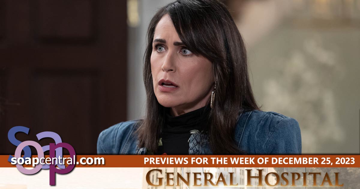 Gh Spoilers For The Week Of December 25 2023 On General Hospital Soap Central