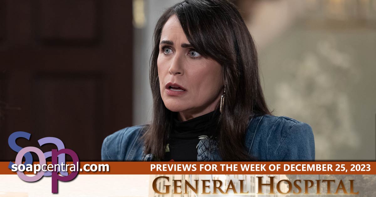 GH Spoilers for the week of December 25, 2023 on General Hospital