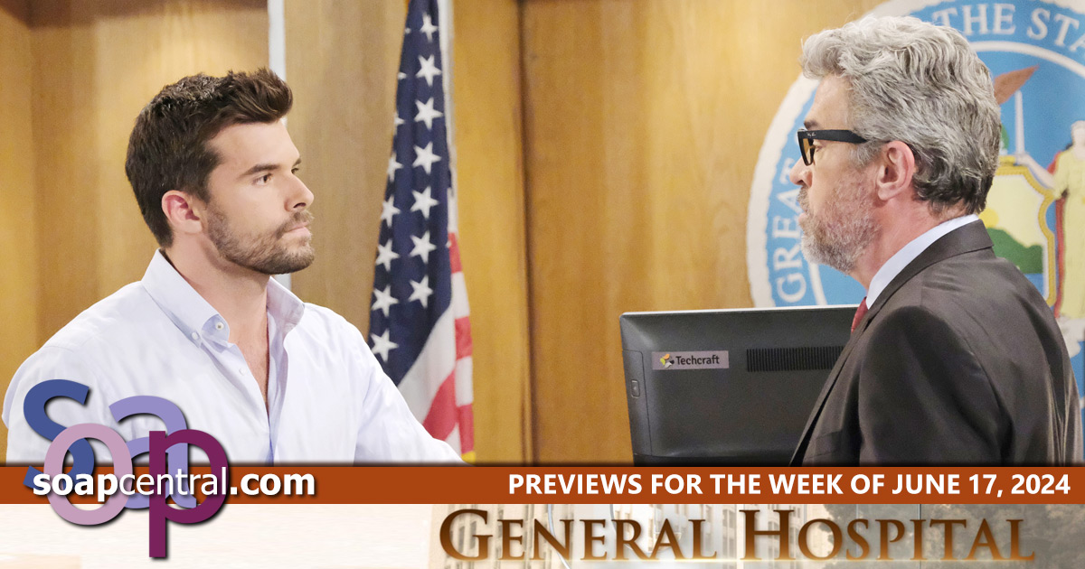 GH Spoilers for the week of June 17, 2024 on General Hospital | Soap Central