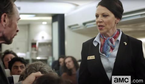 WATCH: GH's Kathleen Gati boards zombie infested plane for new series