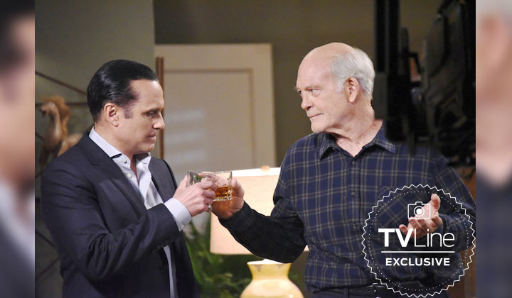 First photo of Max Gail (Mike Corbin) and Maurice Benard