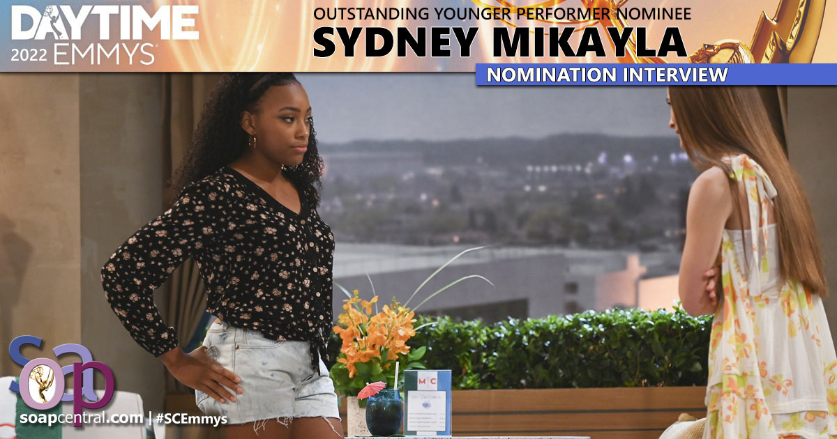 Interview General Hospitals Sydney Mikayla On Her Emmy Nomination And Big Future Career Goals