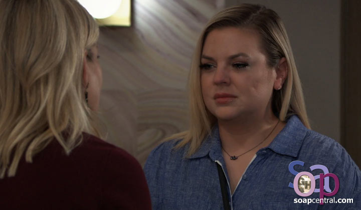 Maxie tells Nina the truth about her baby