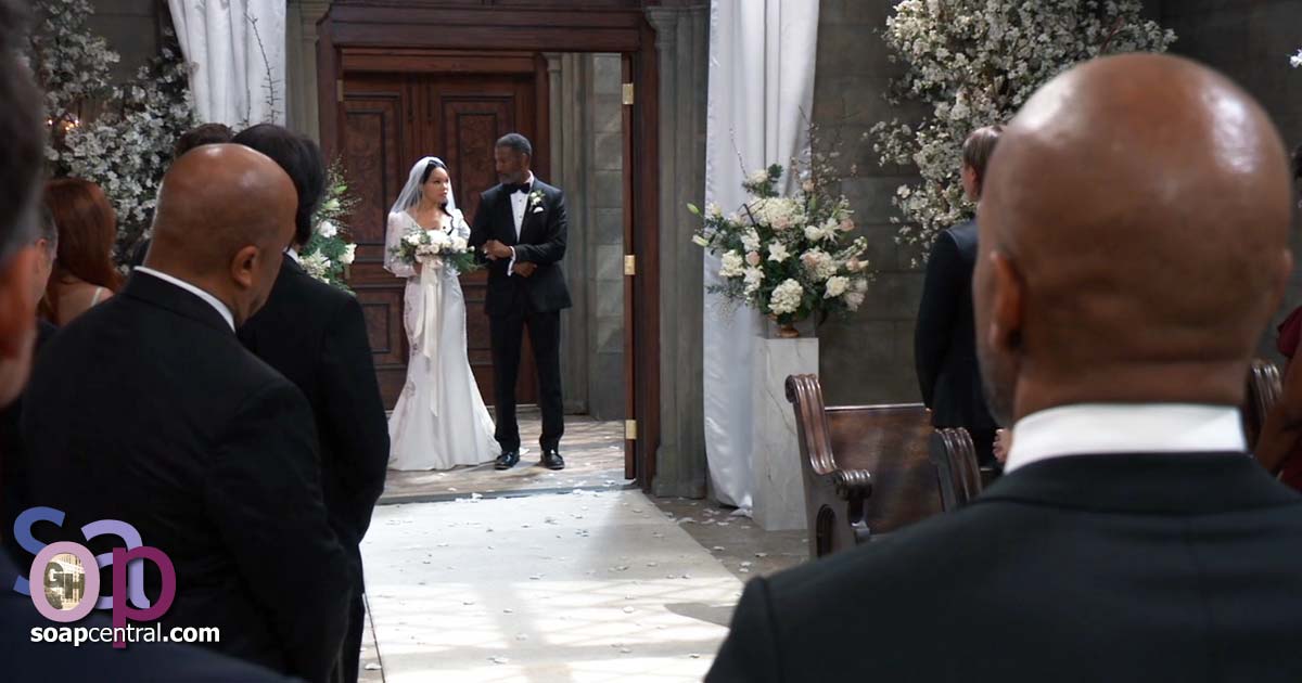 Curtis and Portia's wedding begins