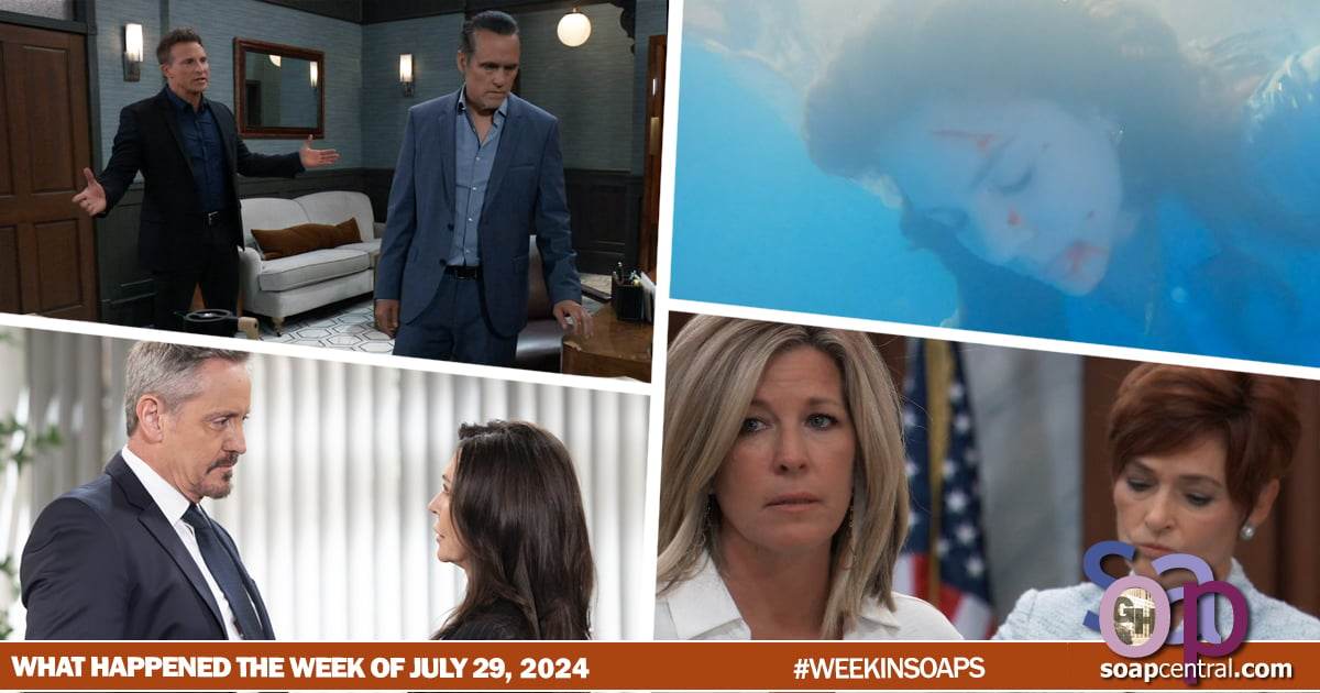 The charges against Carly were dropped. Anna discovered Brennan had been reinstated as a WSB agent. Kristina fell from the window Ava's hotel suite and into the pool.