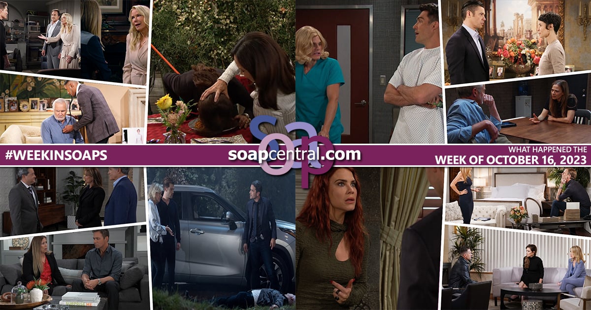 Quick Catch-Up: Soap Central recaps for the Week of October 16, 2023