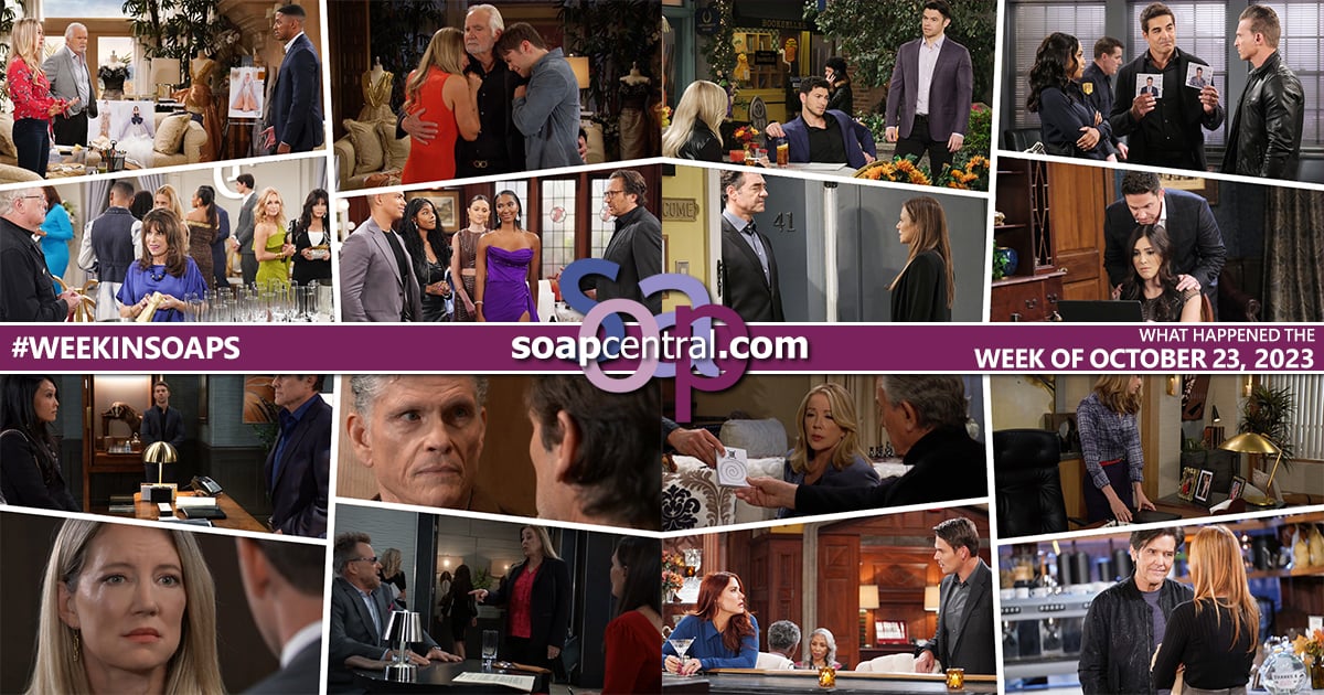 Quick Catch-Up: Soap Central recaps for the Week of October 23, 2023