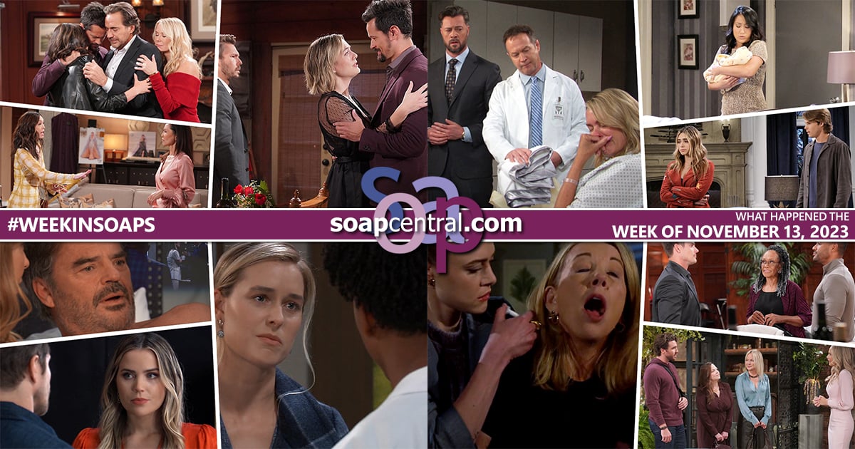 Quick Catch-Up: Soap Central recaps for the Week of November 13, 2023