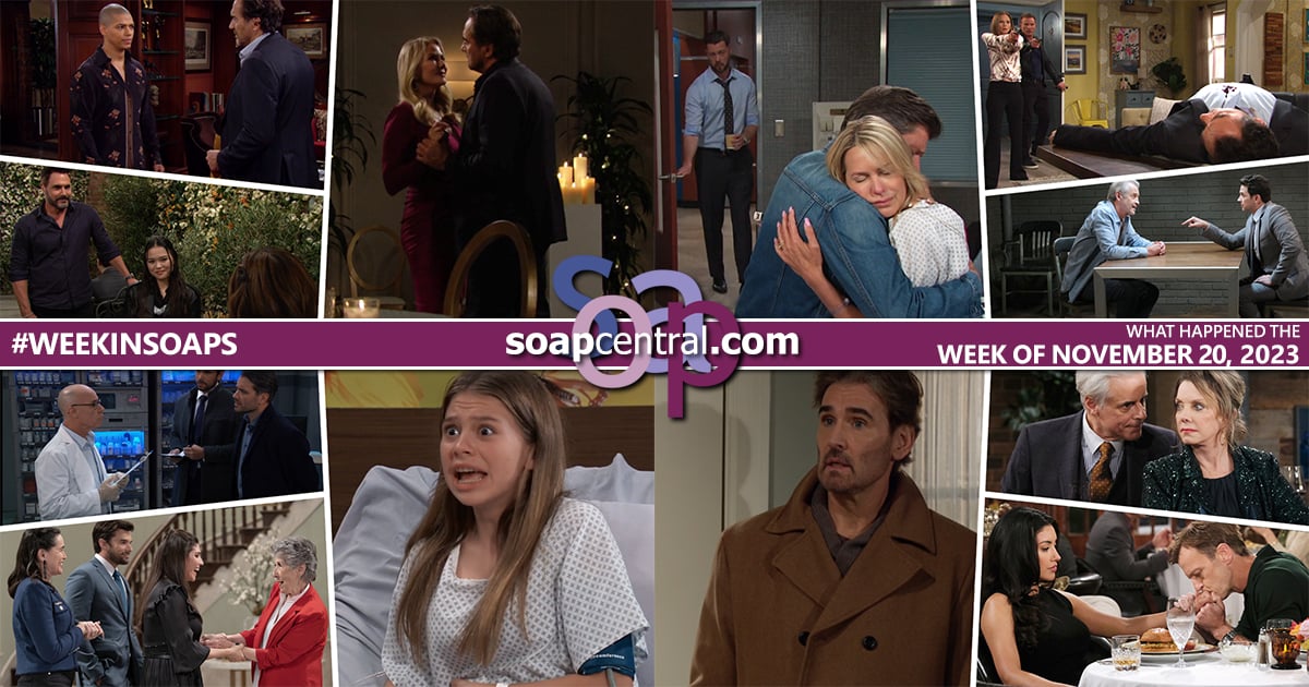 Quick Catch-Up: Soap Central recaps for the Week of November 20, 2023