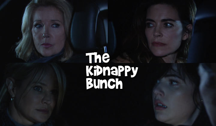 The kidnappy bunch: Sharon, victoria, and Nikki kidnap Tessa