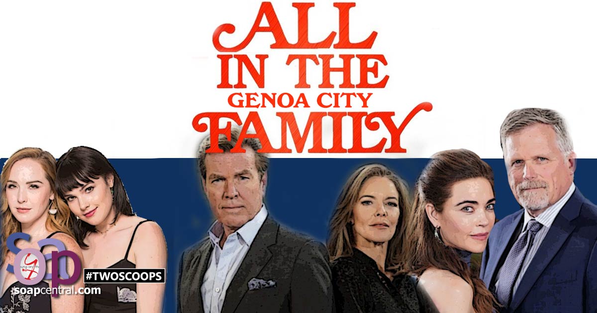 Y&R TWO SCOOPS: All in the Genoa City family