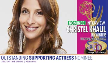 Y&R's Christel Khalil "very happy" about her first Supporting Actress Emmy nomination