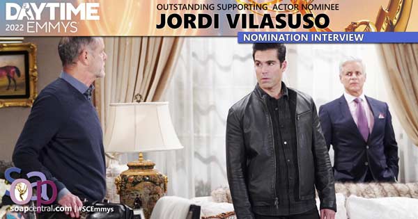 INTERVIEW: Jordi Vilasuso says his Emmy nomination is "the cherry on top" of his time at The Young and the Restless