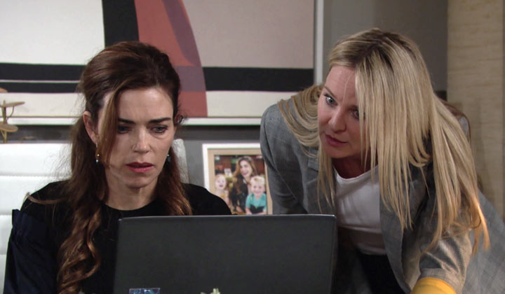 Victoria and Sharon receive an email they don't trust