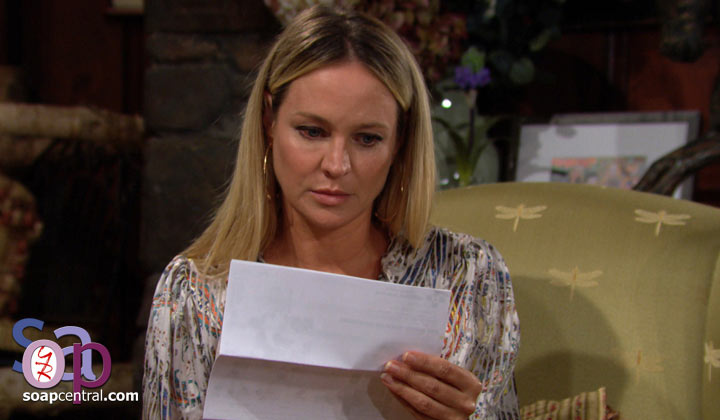 Sharon receives her pathology test results